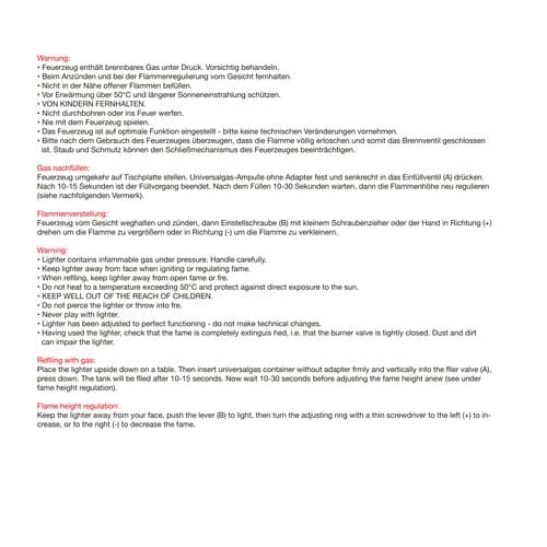 Metall Stabfeuerzeug Brisbane