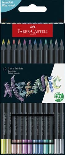 Faber-Castell Buntstifte Black Edition Skin Tones 12er