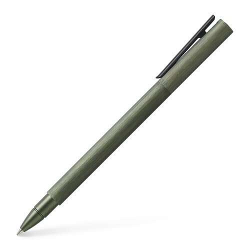 Faber-Castell Neo Slim Aluminium Olivgrün Tintenroller