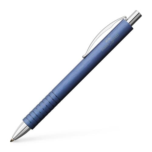 Faber-Castell Essentio Aluminium Blau Kugelschreiber