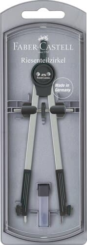 Faber-Castell Riesenteilzirkel Schwarz/Silber