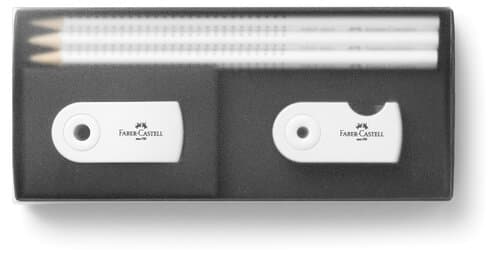 Faber-Castell Set Alles um den Bleistift Mini White