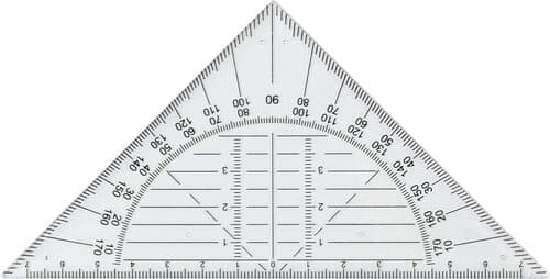 Geodreieck aus Kunststoff Jaden