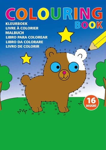 Kinder Malbuch aus Papier Constanze