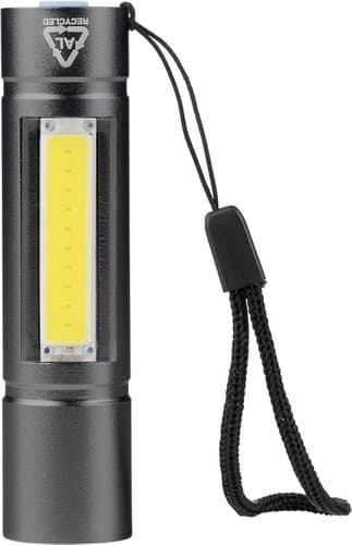 Taschenlampe aus recyceltem Aluminium COB Sami