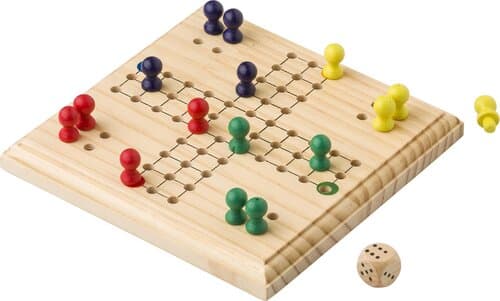 Ludo-Spiel aus Holz Yasir