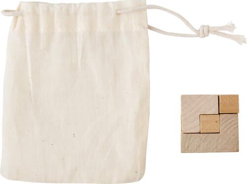 Würfelpuzzle aus Holz Amber