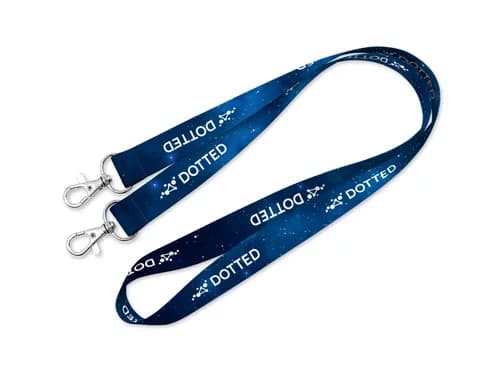 Schlüsselband Lanyard mit zwei Karabiner