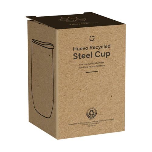 Huevo RCS Recycled Steel Cup 350 ml Thermobecher