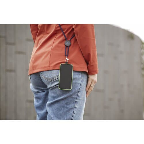 Lace Lanyard GRS RPET 0,5 cm Handy-Schlüsselband