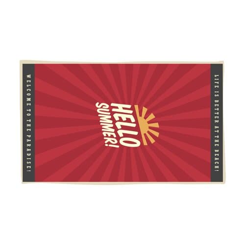 Printed BeachTowel 300 g/m² 100x180 Strandtuch