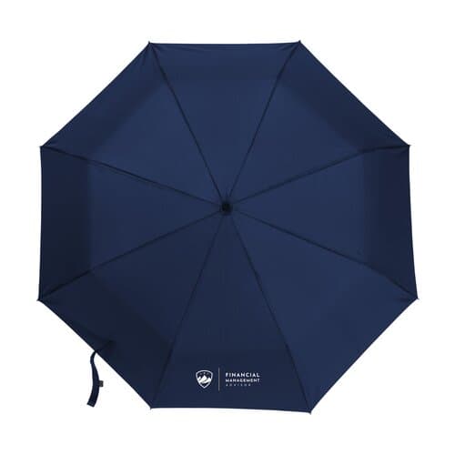 Carabiner RCS RPET faltbarer Regenschirm 21 inch