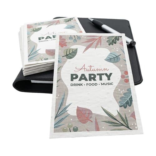 Leaflet A6 Flower Seed Paper (200 g/m²)