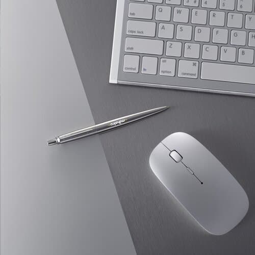 Parker Jotter Edelstahl Kugelschreiber - blau