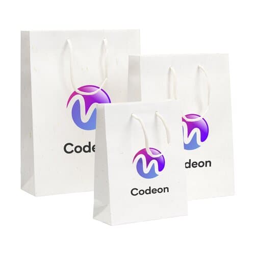 Leaf It Bag recycelt mit Strohfasern (180 g/m²) L