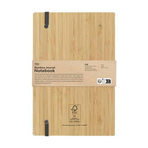 Bamboo Journal Naked Spine Notebook A5 Notizbuch