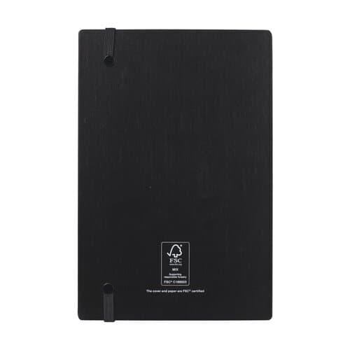 Bamboo Journal Naked Spine Notebook Black A5