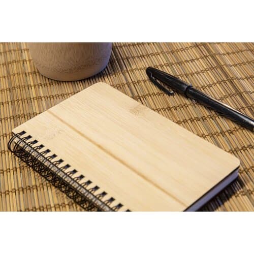 Notebook made from Stonewaste-Bamboo A6 Notizbuch