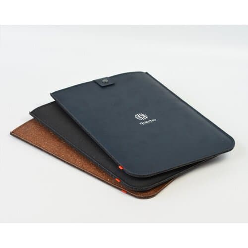 Recycled Leather Laptop Sleeve 16"