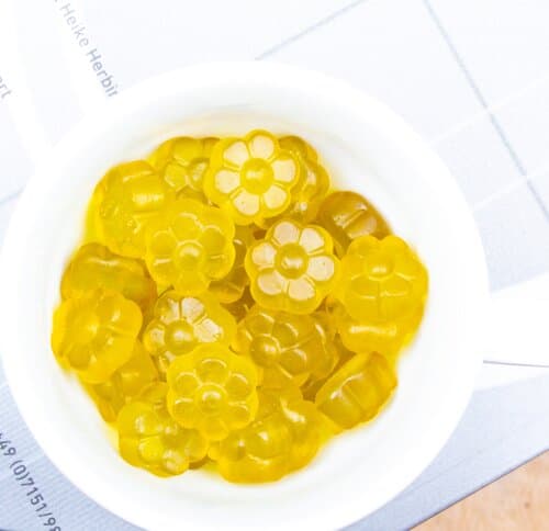 Zitronenblüten in ZIP Tasche SÜSS