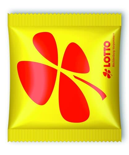 Fruchtgummi-Sonderform im 20 g Werbebeutel