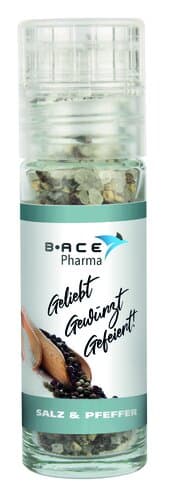 Salz & Pfeffer in würziger "Mini" Mühle