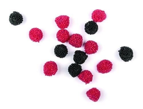 Him- und Brombeeren in ZIP Tasche SÜSS