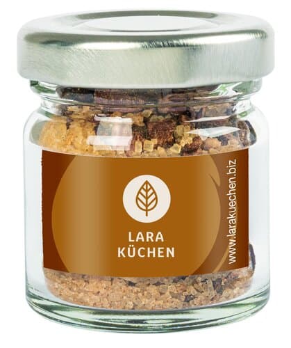 Mini Gläser mit Gewürzen & süßem Topping