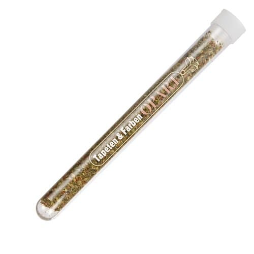 Bruschetta-Mix im Reagenzglas - Tampondruck