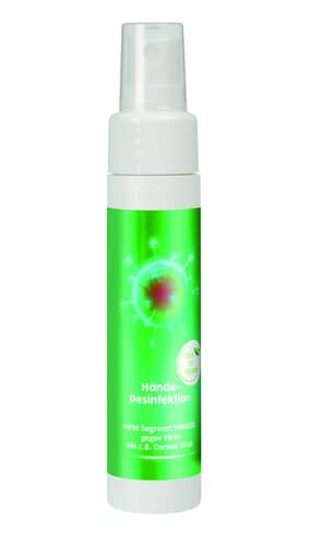 Hand-Desinfektionsspray in 50 ml Sprayflasche "Slim"