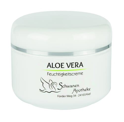 Aloe Vera Feuchtigkeitscreme in 50 ml Tiegel weiß