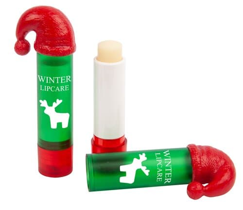 Lippenpflegestift "LipNic" mit Nikolausmütze