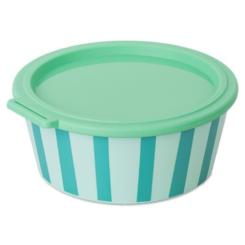 KOZIOL NORA BOX 1,3l STRIPES Schale 1,3l mit Deckel - MADE IN GERMANY