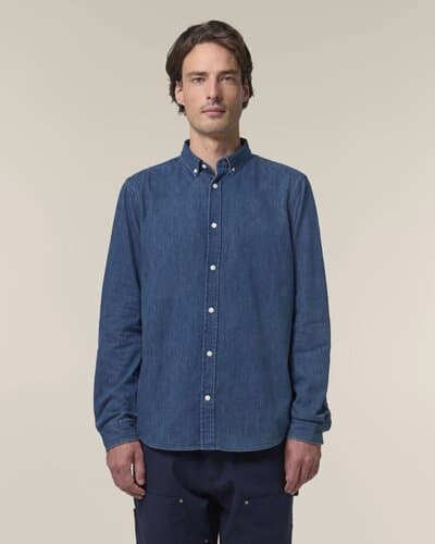 Stanley Stella Herren Jeanshemd Stanley Denim Shirt