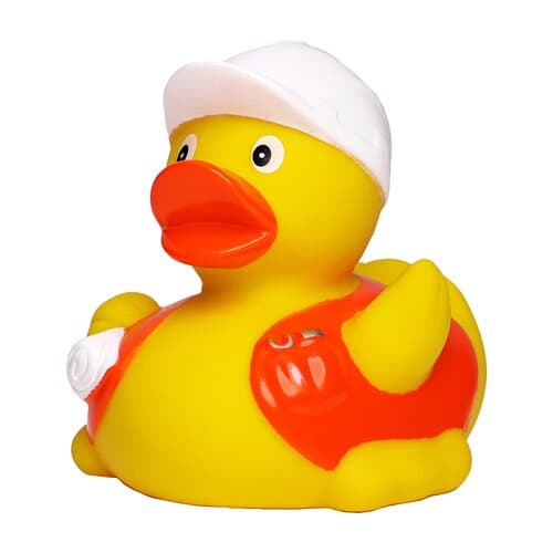 Quietsche-Ente Bauarbeiter