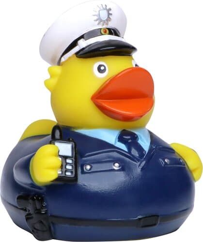 Quietsche-Ente Polizist