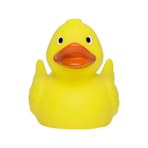 Renn-Ente, mit Metallplatte