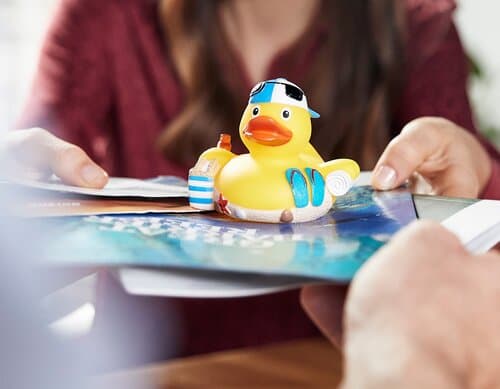 Quietsche-Ente Strand