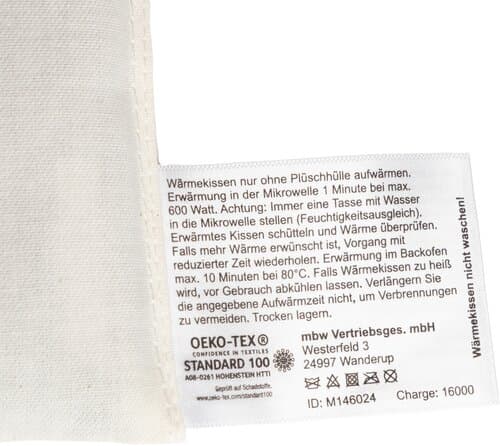 OEKO-TEX® Rapssamenkissen