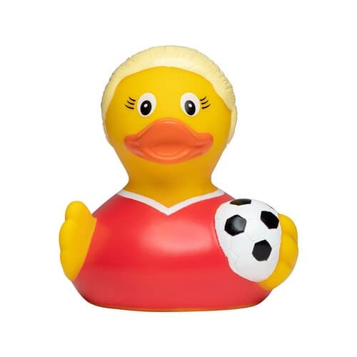 Quietsche-Ente Fußballerin