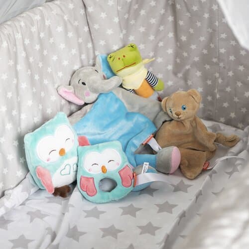 Eule mit Knisterfolie