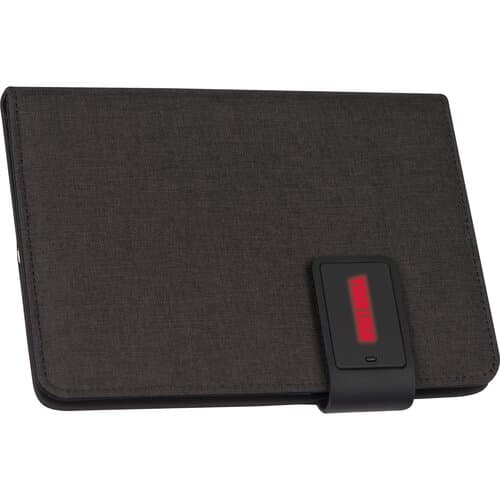 A5 Schreibmappe mit integrierter Powerbank GIACOMO