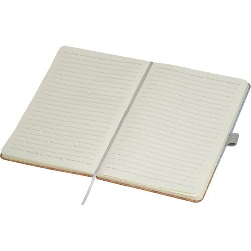 A5 Notizbuch mit Cover aus Kork und Filz TERESA