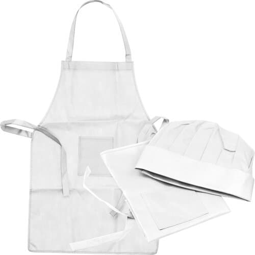 Non Woven Kinderkoch-Set (Schürze + Mütze) GINEVRA
