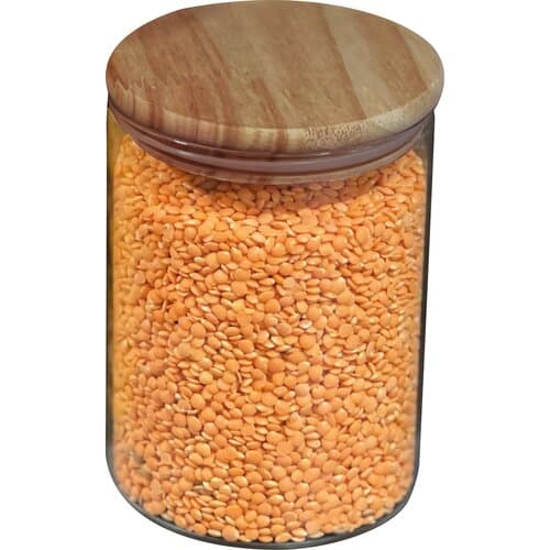 Dose aus Borosilikatglas mit Bambusdeckel, 700ml TYMON