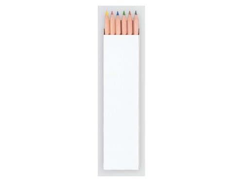 6er Buntstifte-Etui lang, FSC-zertifiziert