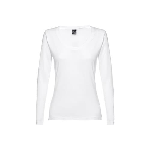 THC BUCHAREST WOMEN WH. Langärmeliges tailliertes T-Shirt für Frauen