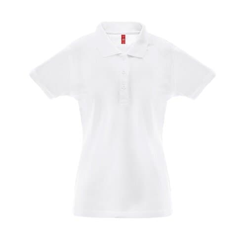 THC BERLIN WOMEN WH. Poloshirt für Damen mit kurzen Ärmeln
