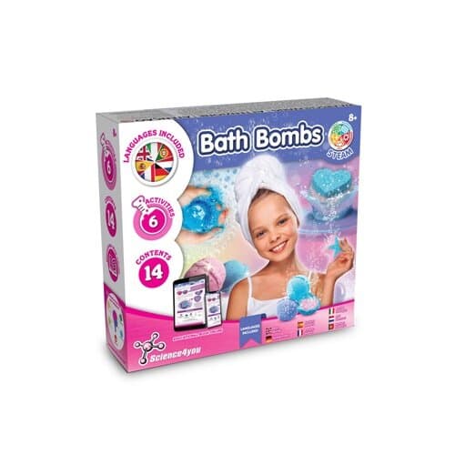 Bath Bombs Kit II. Lernspiel lieferung inklusive einer kraftpapiertasche (90 g/m²), aus FSC™-zertifiziertem Material und anderen kontrollierten Materialien hergestellt