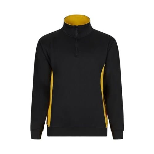 VL SVAROG. Zweifarbiges Frottee-Sweatshirt (260 g/m²), aus Polyester (65 %) und Baumwolle (35 %)